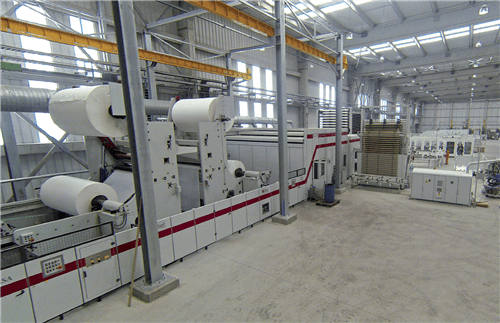 The site’s new Futura converting line