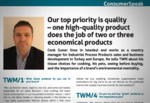 Our top priority is quality – one high-quality product does the job of two or three economical products