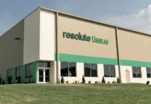 FULLY INTEGRATED RESOLUTE TARGETS PREMIUM AND ULTRA PREMIUM PRODUCTION High efficiencies: Resolute Tissue's new distribution centre in Tennessee