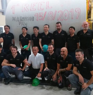 JAPAN – Marutomi boosts capacity with first of two start-ups; second line scheduled for start- up in 2020 at Ono Paper’s mill Start-up team: Japan's Marutomi boosts capacity with first of two Toscotec-supplied start-ups