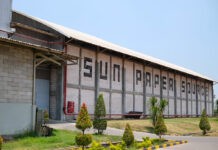 WHEN THE COVID-19 CRISIS BROKE WE WERE ALREADY GEARED UP TO MEET THE NEW CHALLENGES Gearing up: The company's 13-acre Sun Paper Source plant in Indonesia; Following the outbreak of Covid-19, the businesses have expanded into new and bigger markets they previously weren't able to get a foothold in.