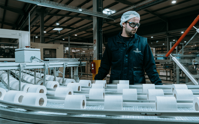 Tissue production at the Navigator Company’s Vila Velha de Ródão factory Tissue production at the Navigator Company’s Vila Velha de Ródão factory