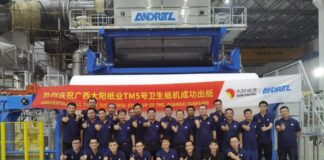 Sun Paper boosts capacity with first of two start-ups