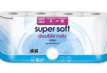 Sainsbury’s innovates own-brand toilet rolls reducing plastic by 30%