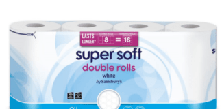 Sainsbury’s innovates own-brand toilet rolls reducing plastic by 30%
