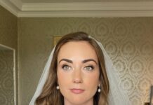The challenge – a wedding dress made from just four rolls of toilet paper for Tabitha’s hen do fun