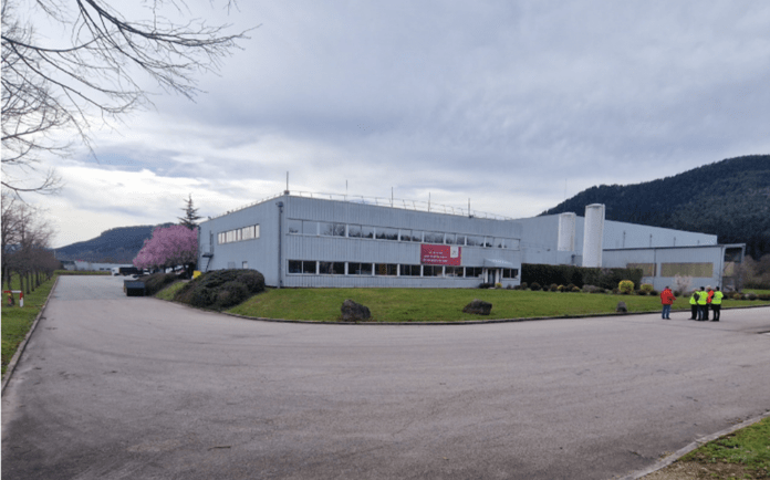 Lucart’s logistics hub_ Lucart’s logistics hub in the Hellieule business park in Saint-Dié-des-Vosges, France