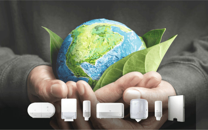 Essity’s Tork brand of carbon neutral certified dispensers