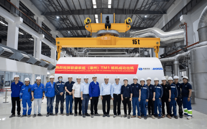 Start-up team: TM1 at Liansheng Pulp & Paper (Zhangzhou)’s Fujian Province tissue plant