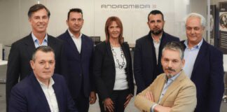 Futura promotes Guido Dellagnelo to CEO The new Futura management team: (left to right standing) Dellagnelo, Graunar, Granucci, Pelaia, Tonarelli, (seated left to right) Viani, Betti.