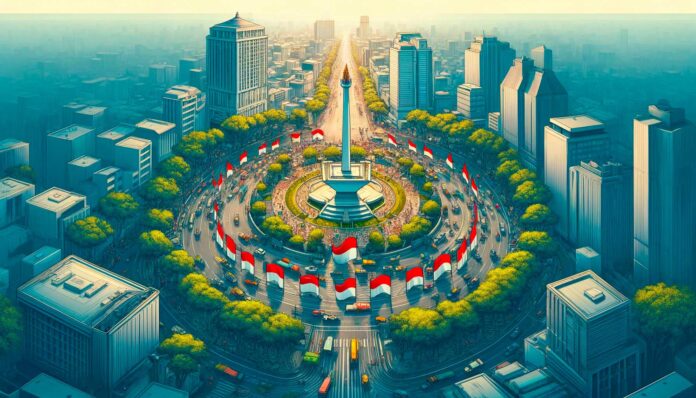 Jakarta roundabout