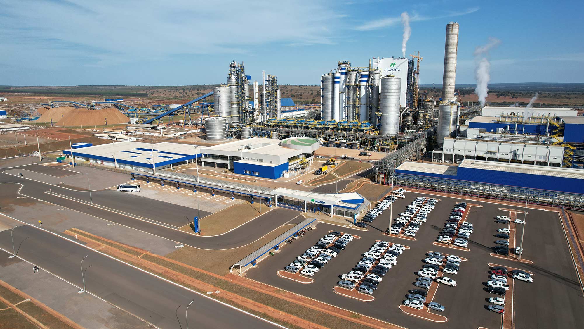 2.55 million tons per year: when fully operational, the site will be the world’s largest single-line eucalyptus pulp mill