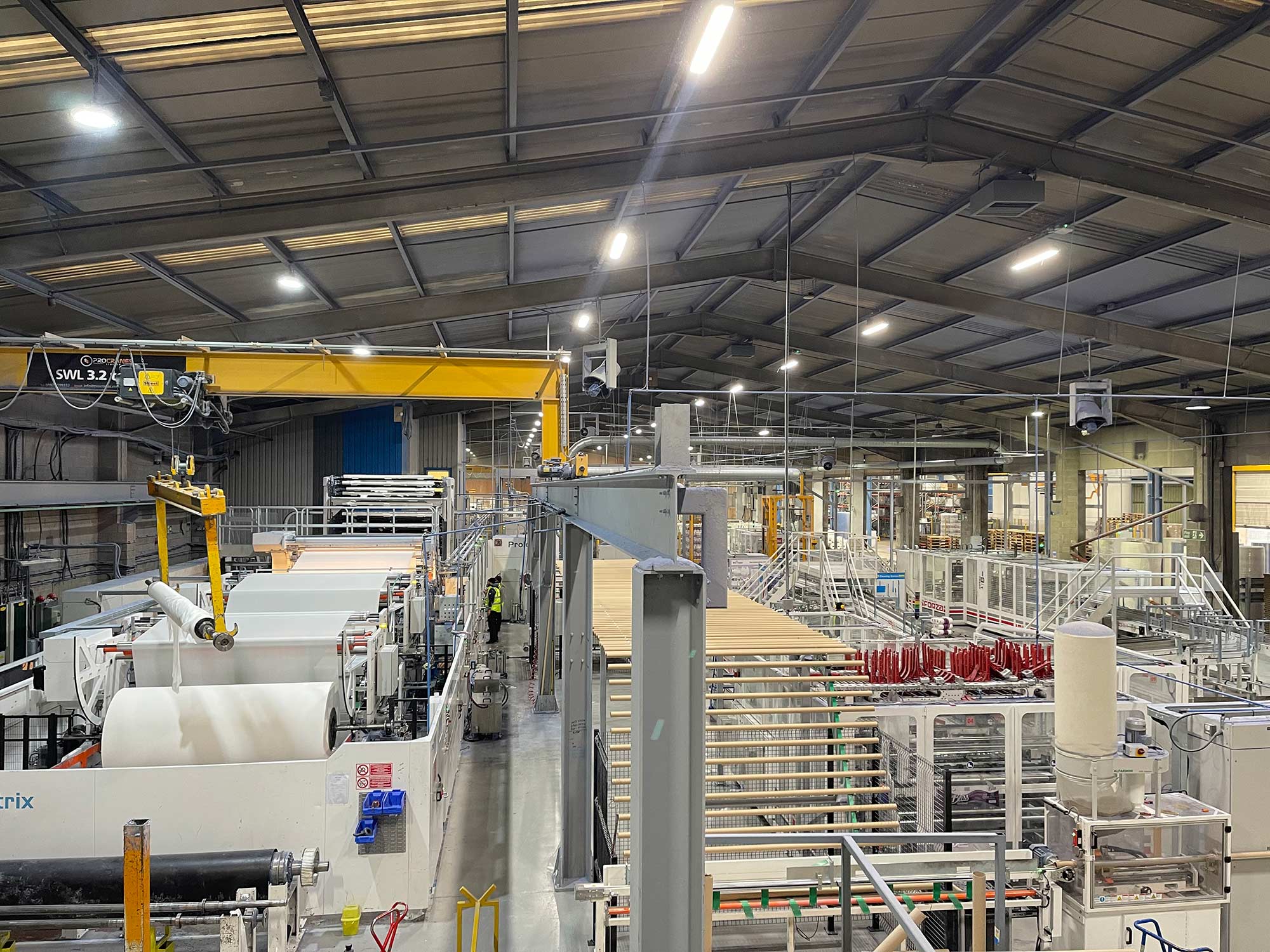 The former Star Tissue UK’s Blackburn, Lancashire-based plant: WEPA Group acquired the business in January 2024