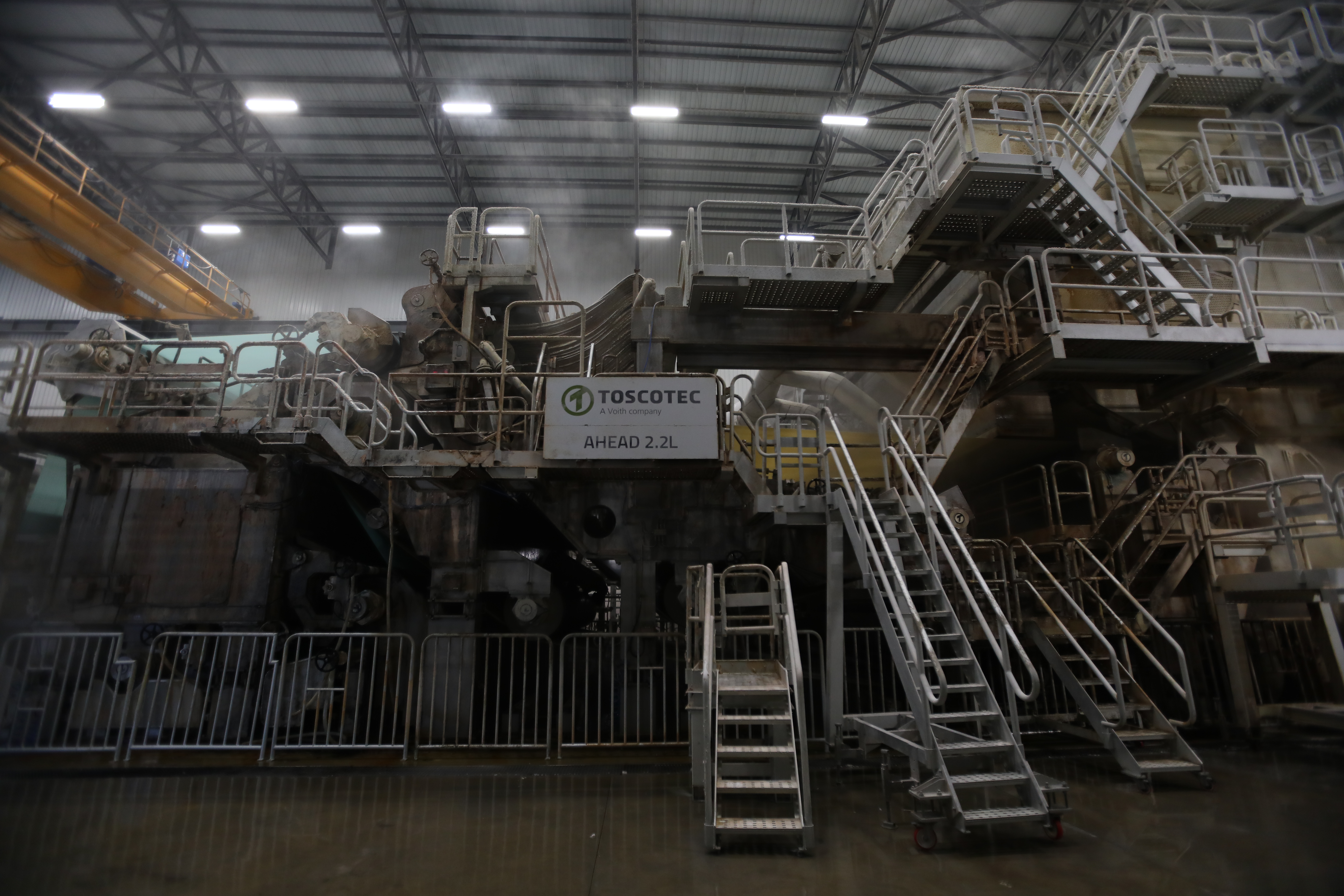 Production boost: a Toscotec-supplied AHEAD 2.2L came onstream as PM3 at Essel’s site in Osmaniye in 2021