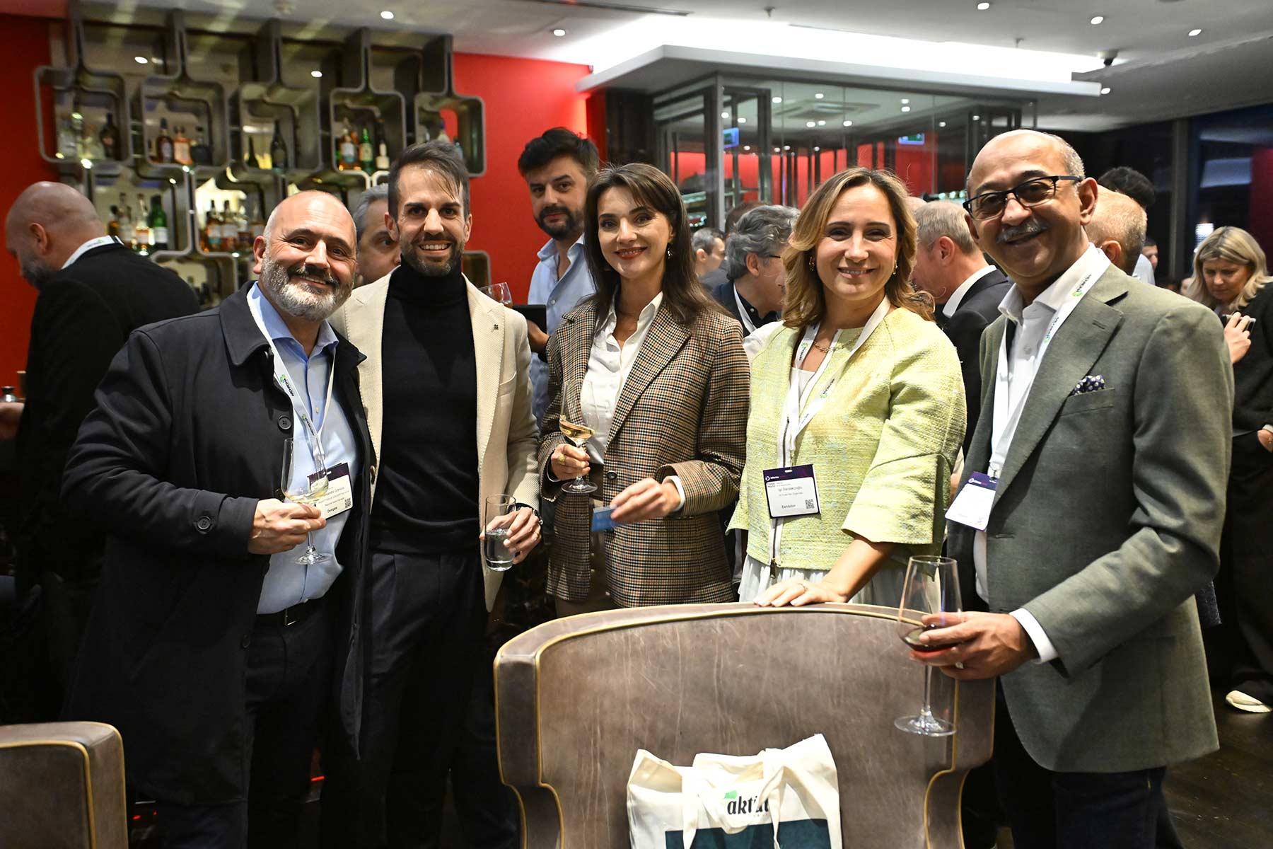 360-degree view across Istanbul: the exclusive event included a networking drinks reception held on the 34th floor of the Hilton IstanbulBomonti Hotel