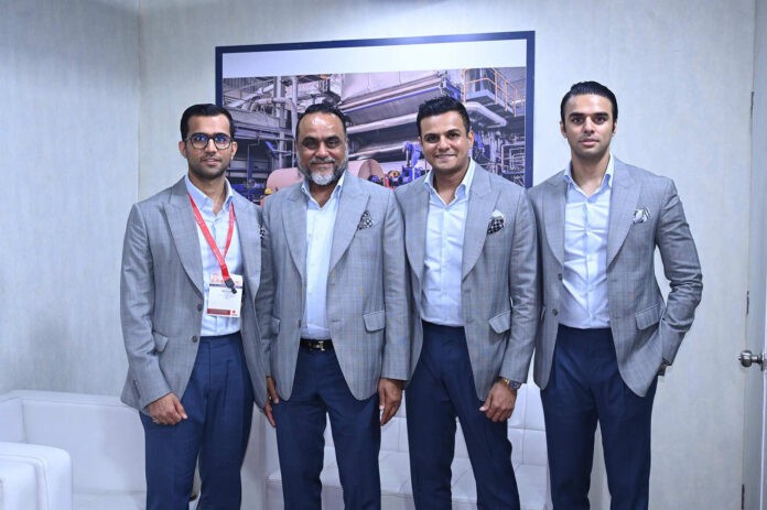 Above: In june 2025, Suzano entered a $3.4bn agreement with Kimberly-Clark to form a joint venture, creating an international tissue and professional products company Family-run Jani Sales: (L-r) Abizer Jani, Saifee Jani, Abiali Jani, Abil Fazal Jani